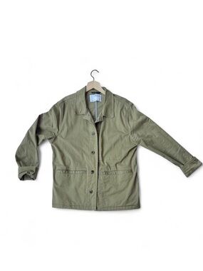 Olive Green Canvas Jacket